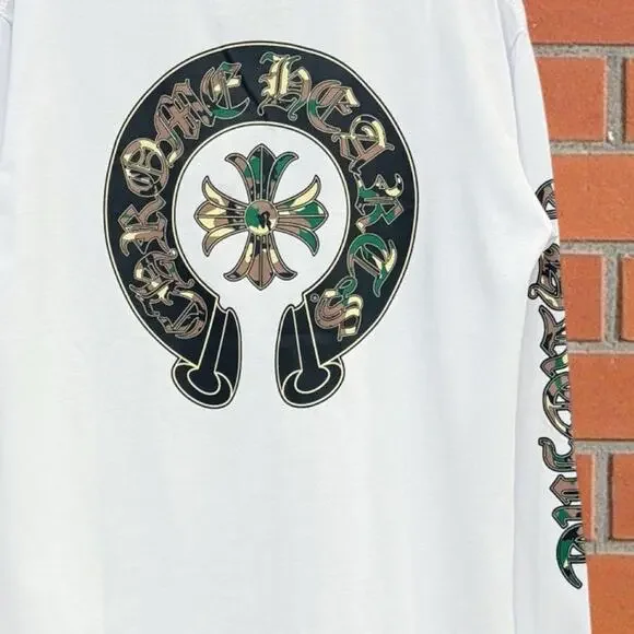 Chrome Hearts Classic White Long-Sleeve Shirt